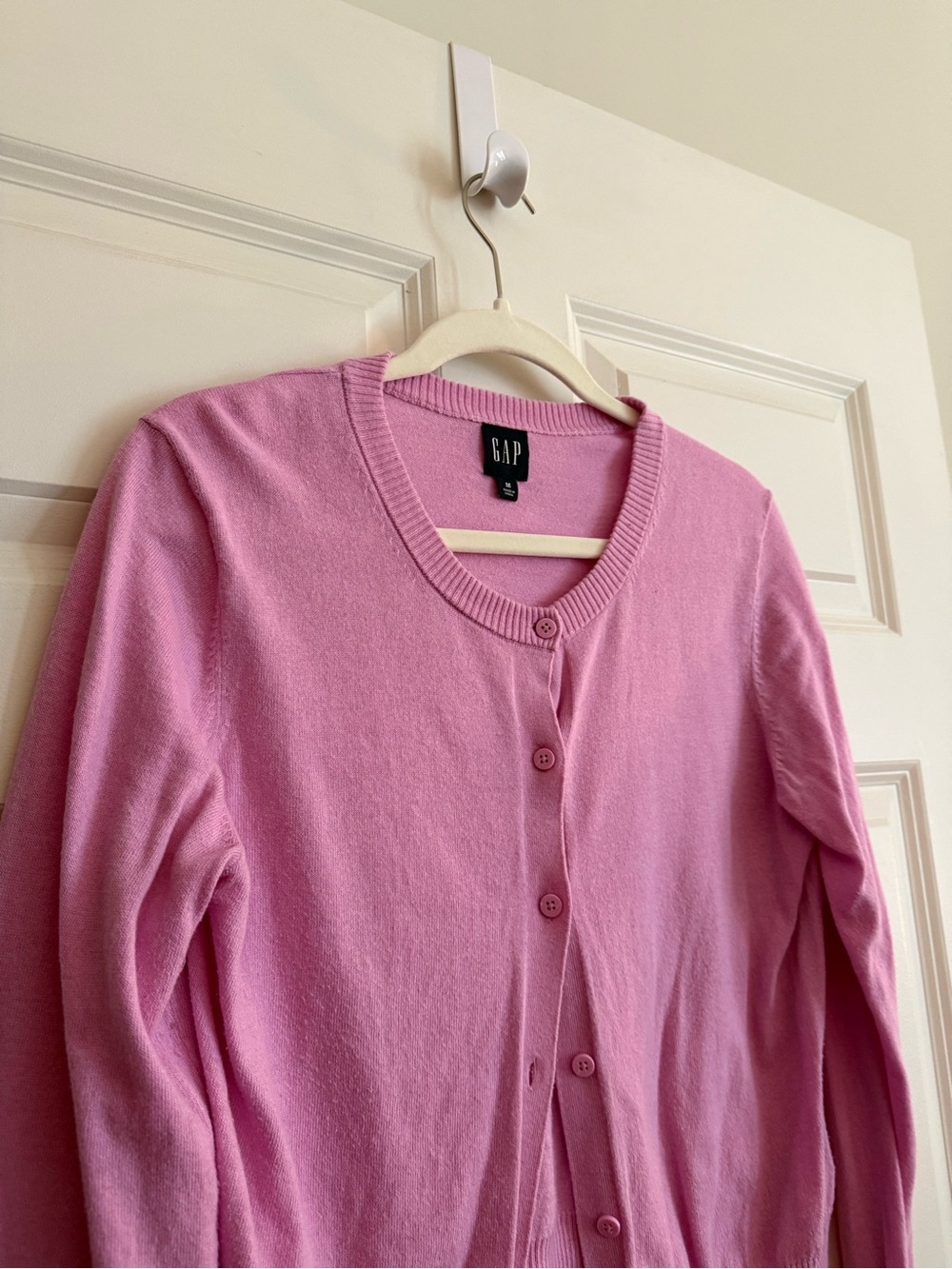 Gap Lightweight CashSoft Cardigan in Sugar Pink - Picture 6 of 9
